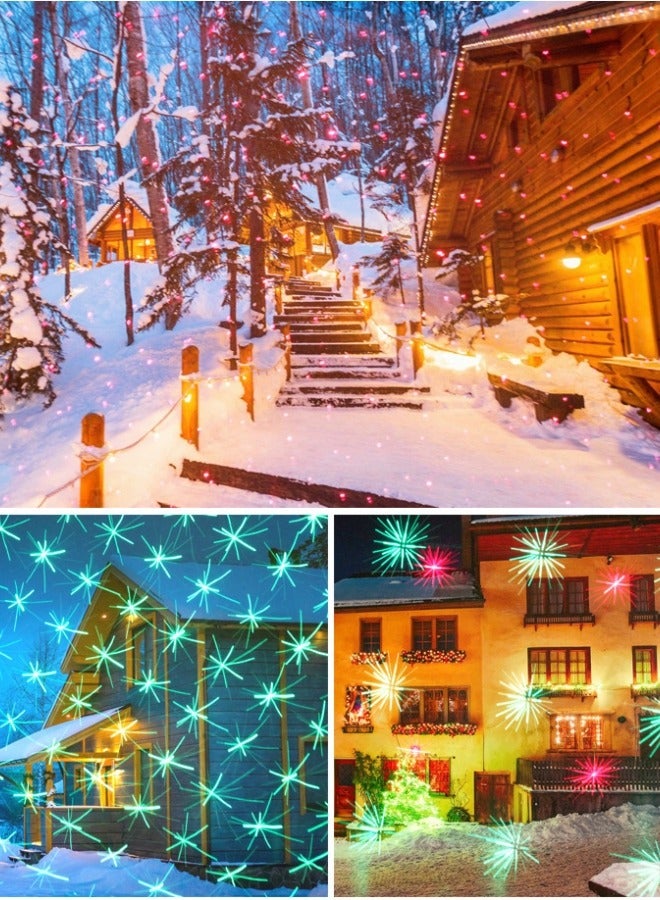 Brighter Laser  Lights Projector Outdoor, Upgraded 2 Colors Red Green Gypsophila Moving Twinkle Stars Light Show with Timer and Memory Function - Image 5