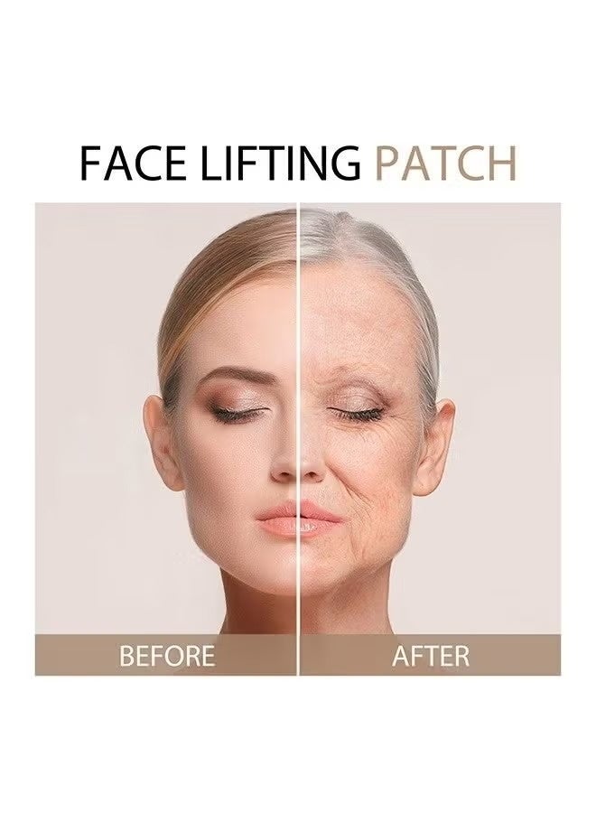 120Pcs Face Lifting Patch, Face Lift Tape, High Elasticity Invisible Facial Lift Tape, Waterproof Breathable Face Lift Patch, Ultra-thin Face Tape, Tightening Double Chin, Eye Skin, Facial Wrinkles, Sagging Skin (Clear) - Image 4