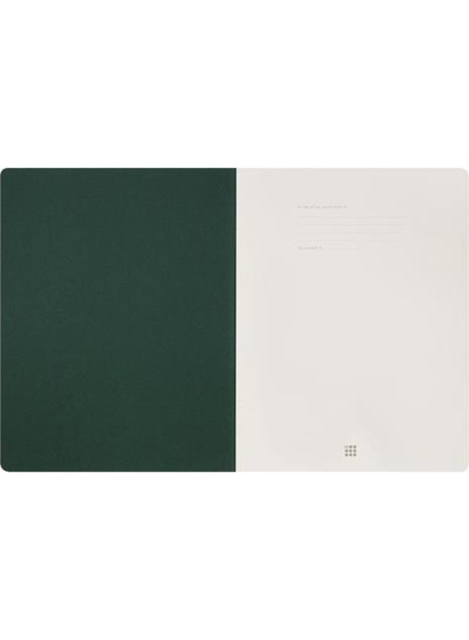 MOLESKINE Student Cahier Notebook XXL Size Plain Pages Myrtle Green Cover 80 Pages - Image 3