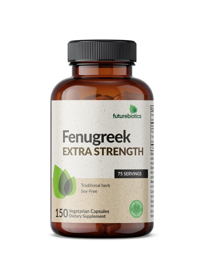 Futurebiotics Fenugreek Extra Strength Supports Overall Good Health & Well-Being, Non-GMO, 150 Vegetarian Capsules - Image 3