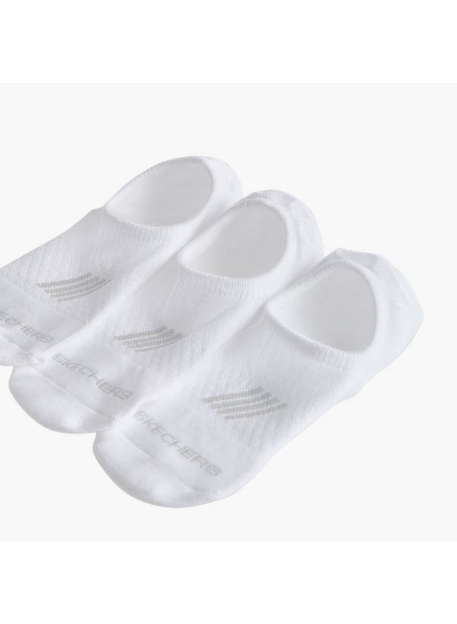 SKECHERS Printed Half Terry Ankle Length Socks - Set Of 3 - Image 4