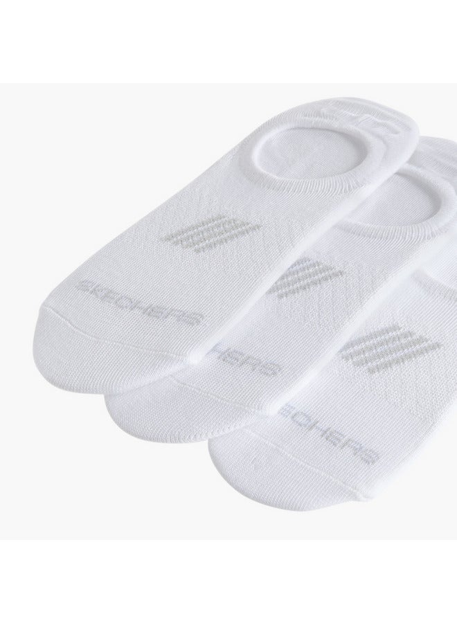SKECHERS Printed Half Terry Ankle Length Socks - Set Of 3 - Image 3