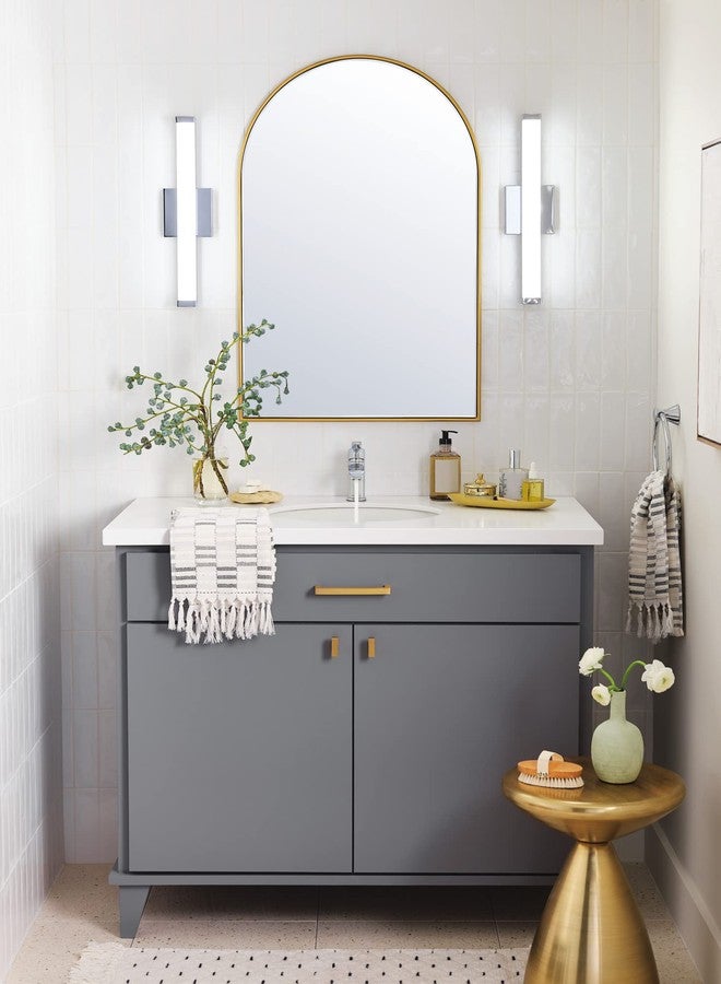 بيرليس صنبور حمام بيرلس فلوت بفتحة واحدة، صنبور حمام بمقبض واحد، كروم، صنبور حوض حمام، معدل تدفق 0.5 جالون في الدقيقة، مجموعة تصريف معدنية، كروم P1512LF-M-0.5 - Image 5