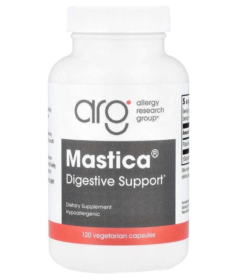 Allergy Research Group Mastica® Digestive Support 120 Vegetarian Capsules (0.5 g per Capsule)
