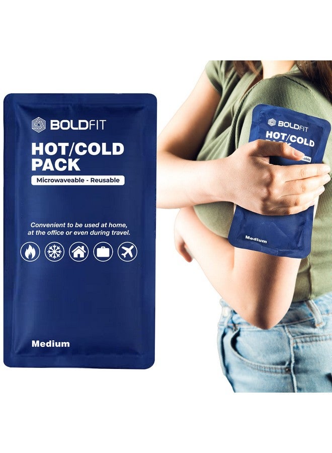 BOLDFIT Boldfit Reusable Hot and Cold Ice Pack for Pain Relief - Medium | Soft and Flexible Gel for Injuries and Pain Relief | Cold Ice Gel Pack for Shoulders, Knee, Back, Neck  - Image 1