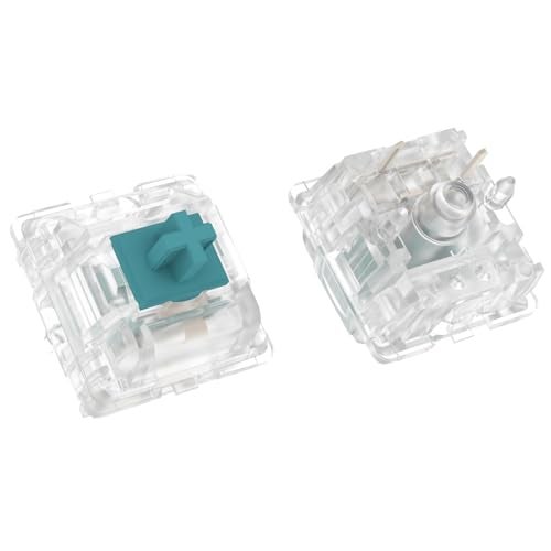 DUROCK T1 Tactile Keyboard Switches, 5 Pins Tactile Switches 67g Gold Plated Spring Heavy Tactile Key Switches Pre-Lubed (DUROCK Clear T1, 110pcs) - Image 5