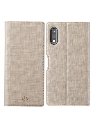 For Sony Xperia Ace II ViLi DMX Series Shockproof TPU + PU Leather Magnetic Attraction Horizontal Flip Case with Card Slot & Holder(Gold) - pzsku/Z4A51AC9A61929D827E02Z/45/1753717032/7493b6d4-cd81-40f3-96e3-80d9ae00d658
