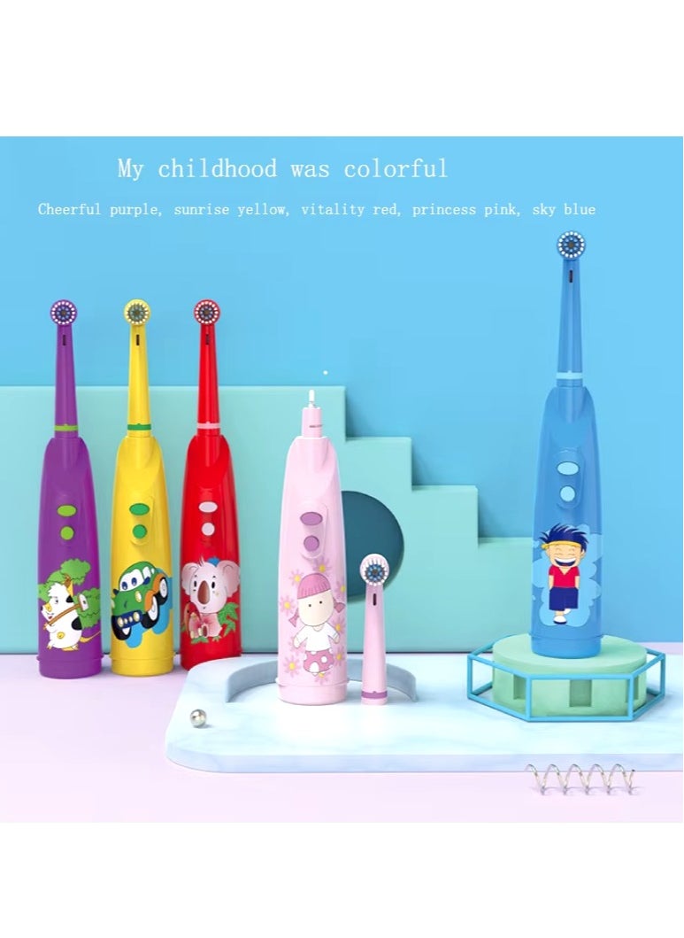 Spectrum - Kids' Battery-Powered Electric Toothbrush (Assorted Designs) Pack of 2 - Image 1