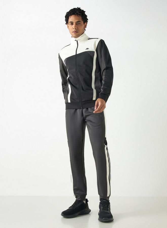 Kappa Panelled Joggers with Pockets and Drawstring Closure - Image 2