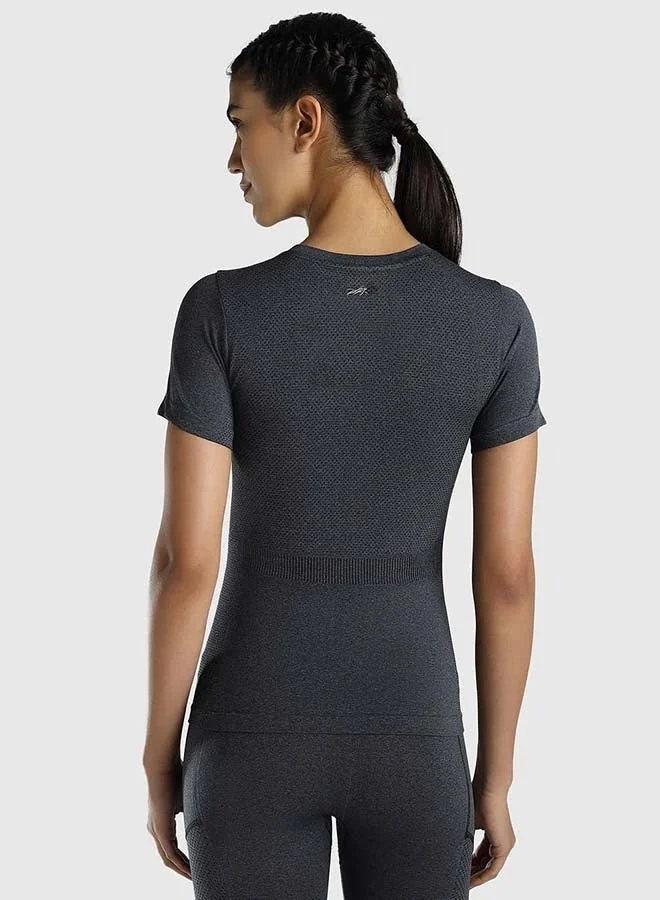 Musclemind Women's Seamless Slim Fit T-shirt