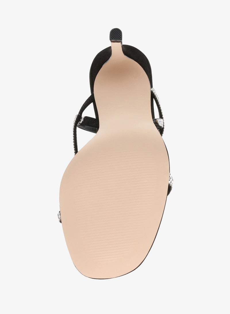 STEVE MADDEN Wiser Crystal Embellished Strappy Stiletto Sandals - Image 5
