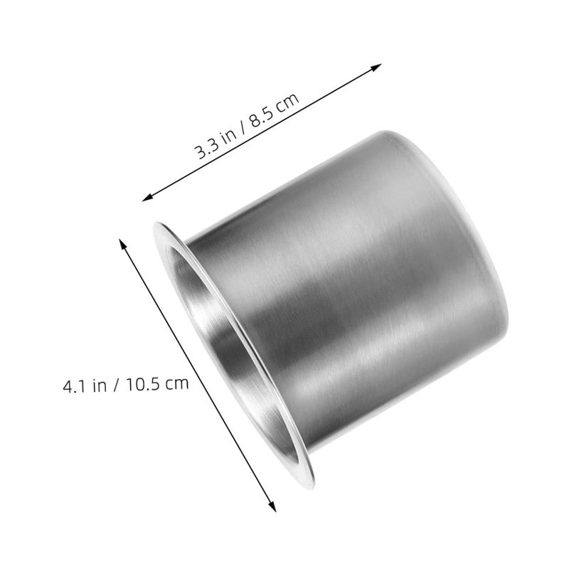 4 Pack Stainless Steel Car Drink Cup Holder Insert 4.1 X 3.3 Inches Beverage Holder For Truck RV Vehicle Auto Console - Image 3