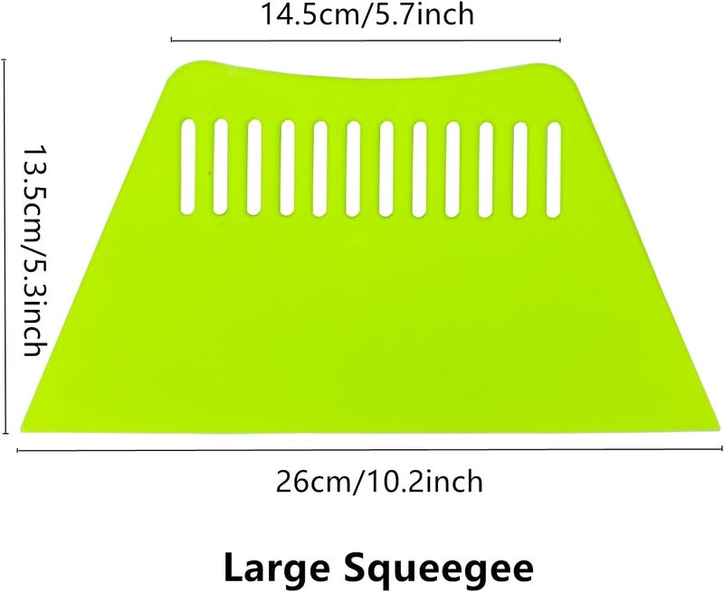 GUGUGI 2piece Large Wallpaper Squeegee Wallpaper Smoothing Tools Plastic Scraper for The Application of Contact Paper Adhesive Window Film Craft Vinyl - Image 3