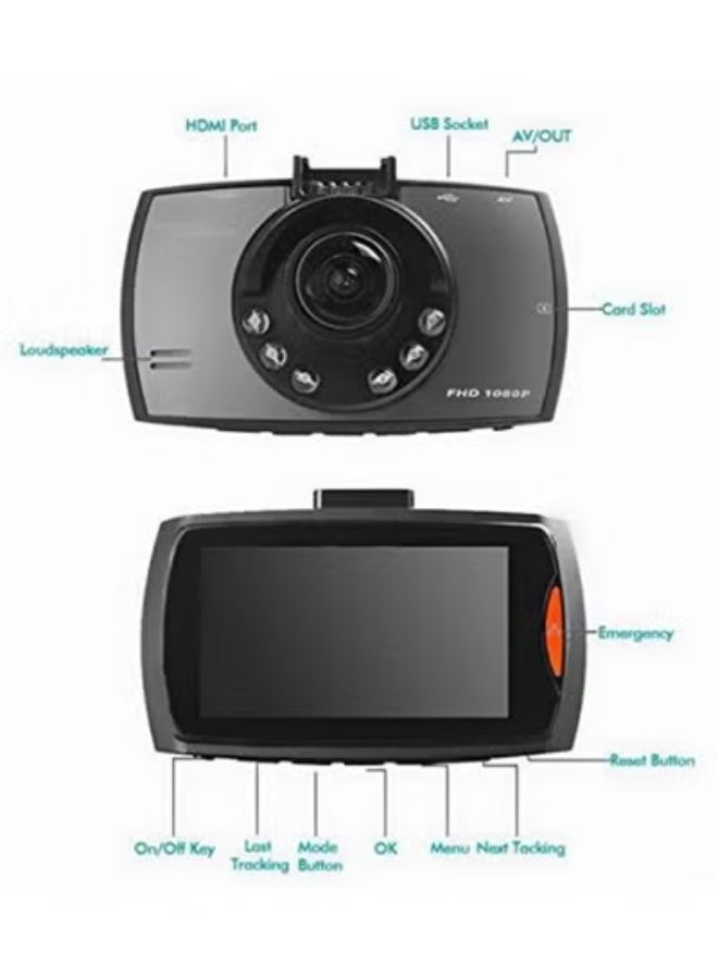 JAJEEK HD 1080P Car DVR Dash Cam – Wide-Angle Driving Recorder with Night Vision, Loop Recording & G-Sensor – Vehicle Monitoring Camera for Road Safety – Carcorder Chip - Image 3