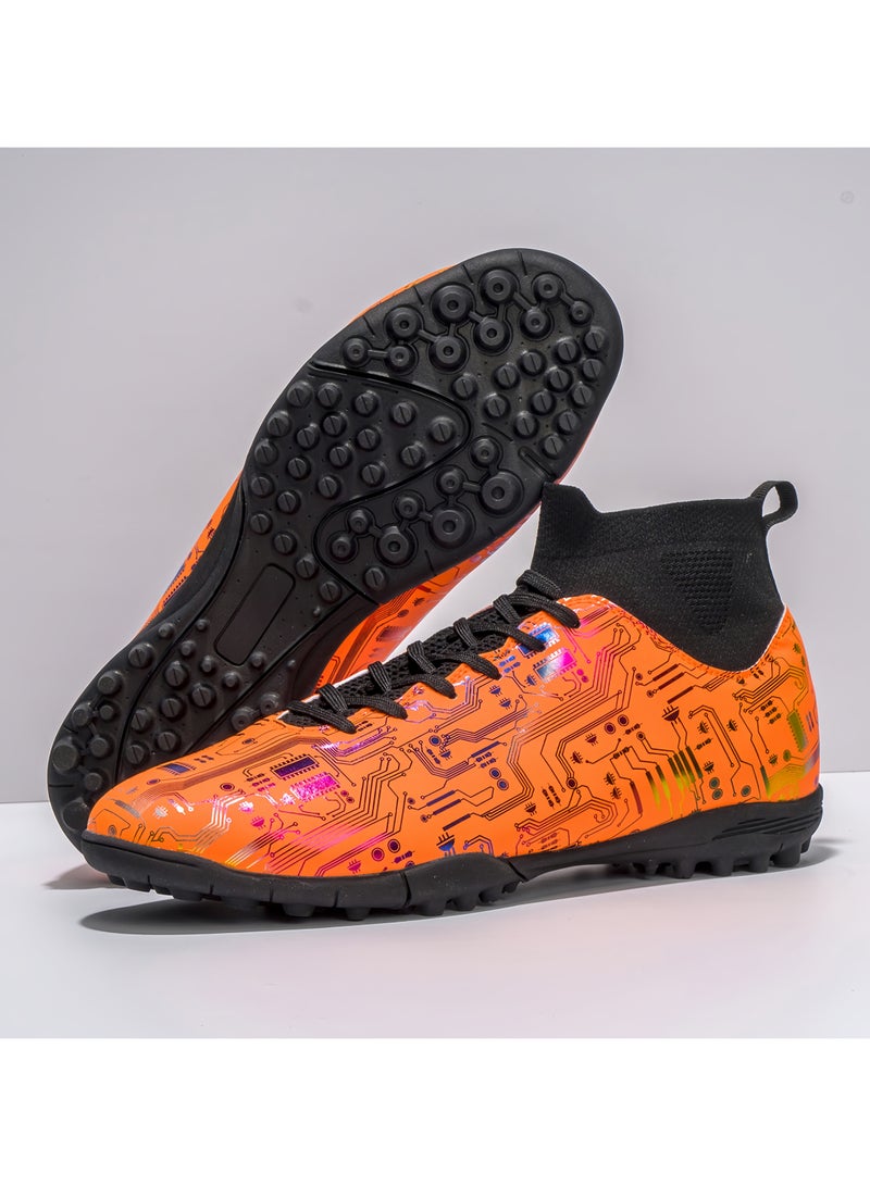 SKT Shiketro New Large Size Youth Adult Long Spike Football Shoes Special Training Shoes Indoor And Outdoor Sports Shoes  - Image 1