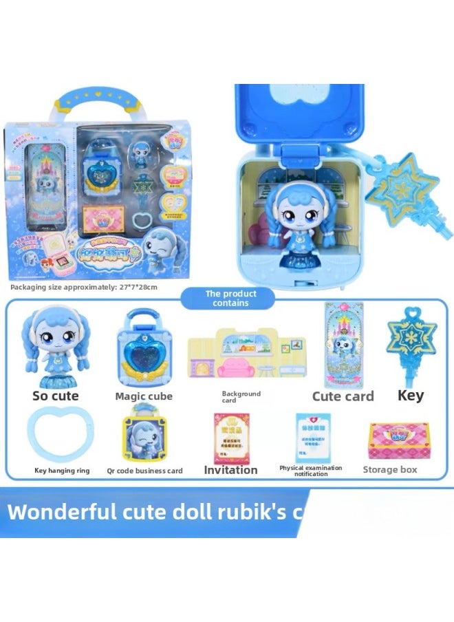 Wonderful Cute Fourth Season Talking Lucky Mermaid Love Warm Cute Magic Key Generation-Color:603202 Doll Rubik's Cube - So Cute  - Image 1