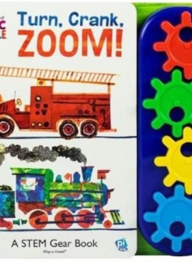 Eric Carle Turn Crank Zoom Go Go Gear Book