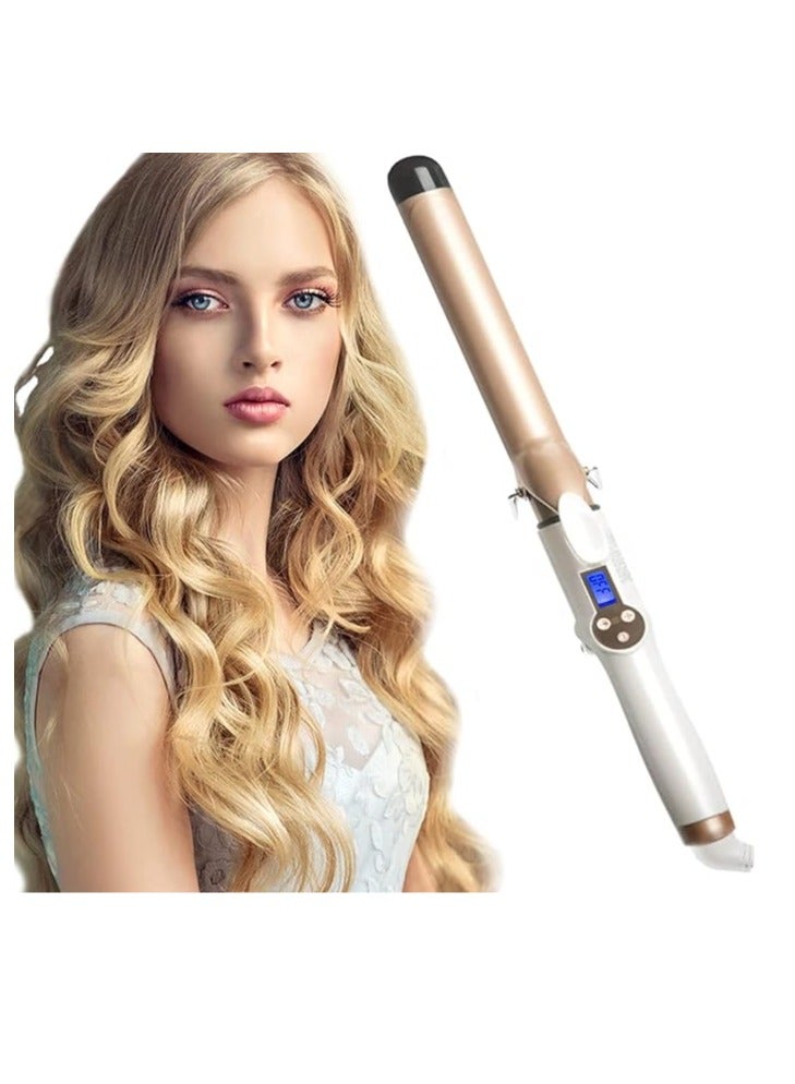 Curling Iron, 25mm Ceramic Tourmaline Coating Hair Curler with LCD Temp Display - Image 1