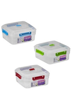 Spain Plastic Food Container 2.5 L 3 Pcs Set - pzsku/Z4A525654533C4BEFA456Z/45/_/1701852976/2b3d75aa-c4b3-4fc2-8875-8c0f087216f7