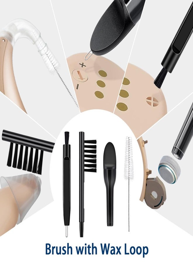 ARRITZ Hearing Aid Cleaning Kit, ARRITZ 11pcs Hearing Amplifier Cleaning Tools with Brushes and Case - Image 2