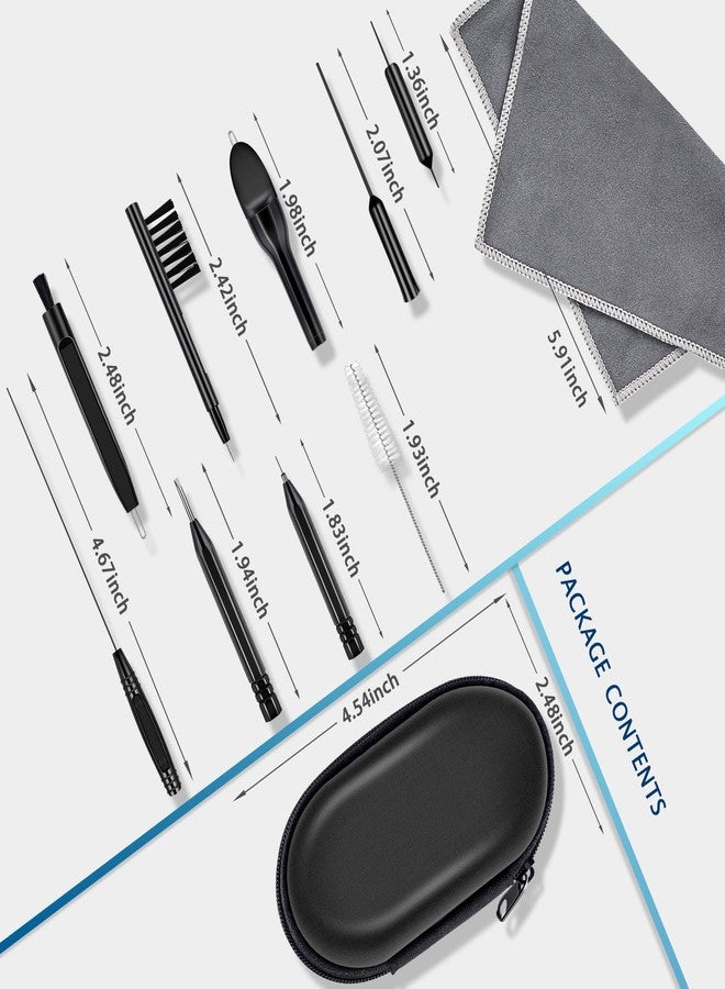 ARRITZ Hearing Aid Cleaning Kit, ARRITZ 11pcs Hearing Amplifier Cleaning Tools with Brushes and Case - Image 4