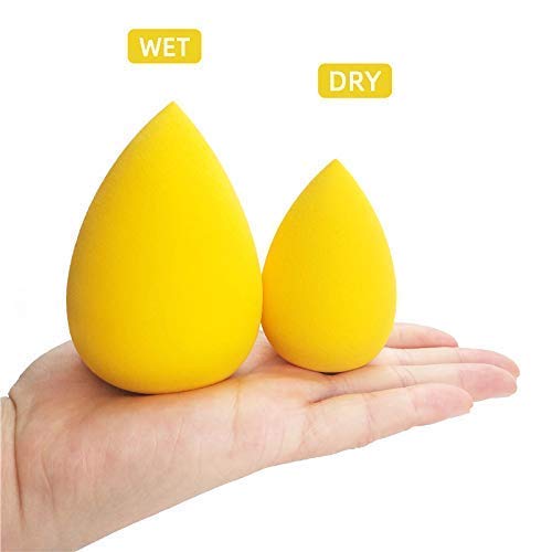Fennec Mart 5 Pieces Beauty Egg Makeup Puffs cosmetic sponge Set of Beauty Makeup Sponges 3 Shapes Beauty Make Up Powder Puff for Liquid Powder BB Cream multi colour - Image 2