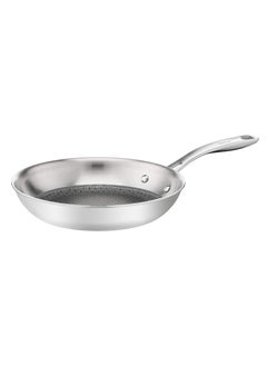 Tefal E49706 Eternal Mesh Frying Pan 28 cm Secure And Scratch Resistant Mesh Seal Three-Layer Pan Induction Cooker Compatible For All Types Of Stoves