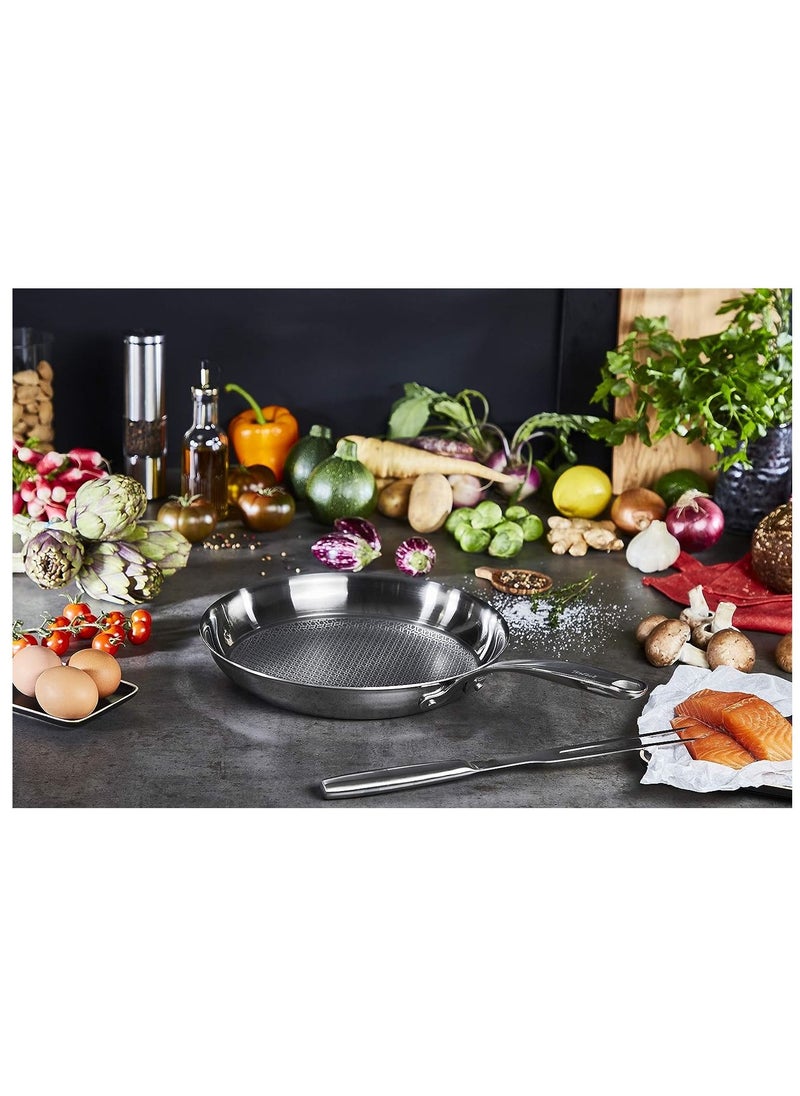 Tefal - Tefal E49706 Eternal Mesh Frying Pan 28 cm Secure And Scratch Resistant Mesh Seal Three-Layer Pan Induction Cooker Compatible For All Types Of Stoves - Image 1