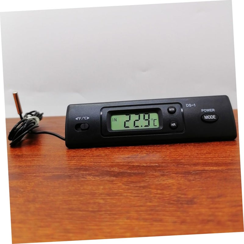 2 حزمة مقياس حرارة رقمي لحوض السمك بشاشة LCD عرض دقيق لدرجة حرارة المياه - Image 4