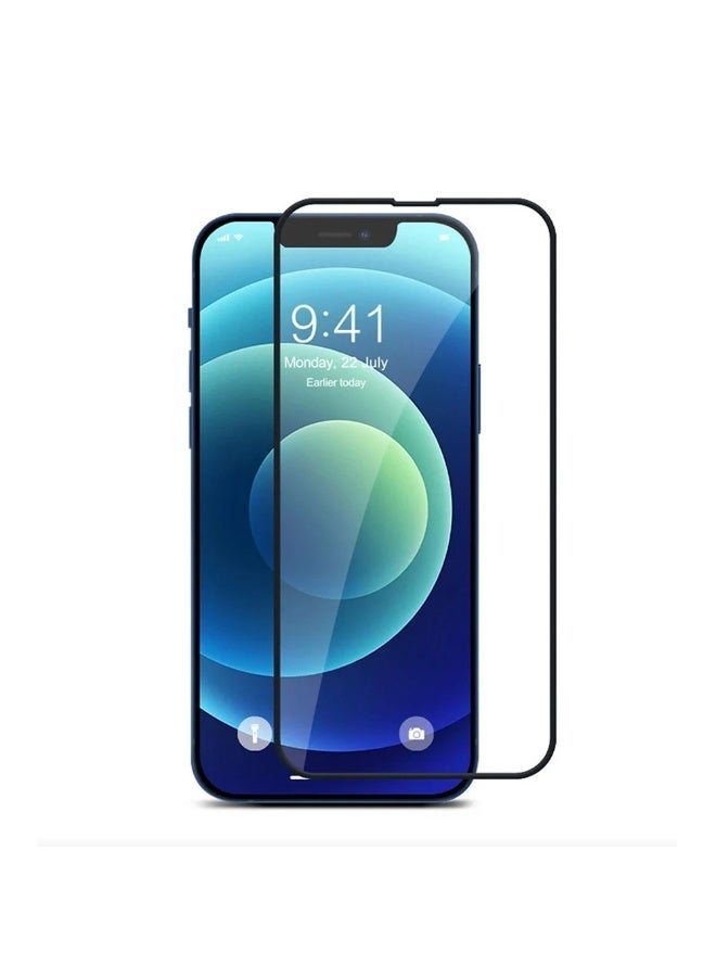 ديفيا شاشة حماية زجاجية لهاتف آيفون 13برو من ديفيا فان ديفيا فان سيريز شاشة كاملة حافة PET مرتين واقي شاشة من الزجاج المقسى لهاتف آيفون - Image 1