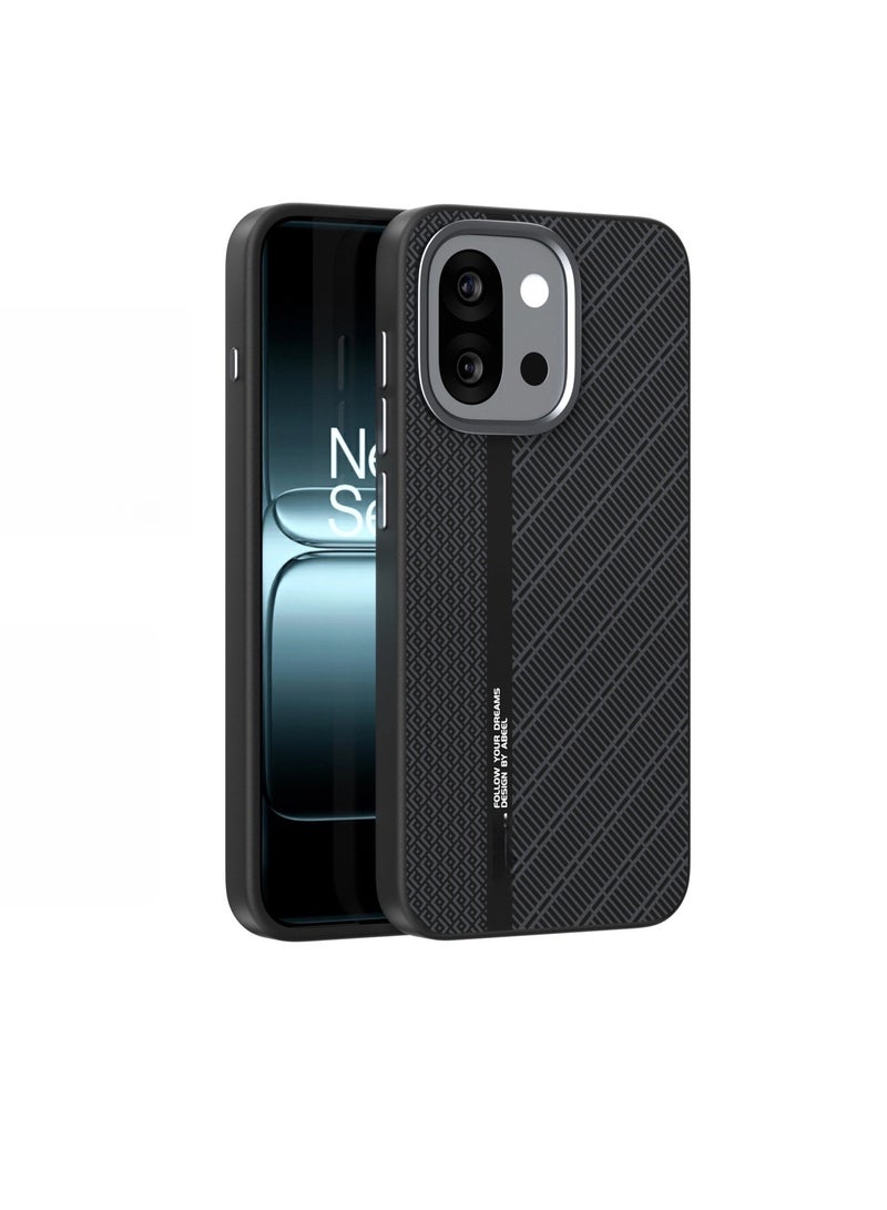 Carbon Fibre Magnetic Case Compatible with OnePlus 13T with Invisible Magnetic, Slim Frosted Shock and Drop Protection Case for Wireless Charging