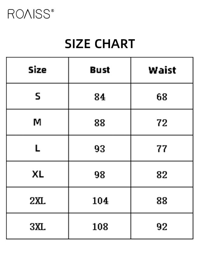 roaiss Women Elegant V-Neck Printed Maxi Dress Flowing Chiffon Fabric with Ruffle Details Slim Fit Long White Dress Ladies Breathable Comfortable Waist Dress with Belt Versatile Day to Night - Image 5