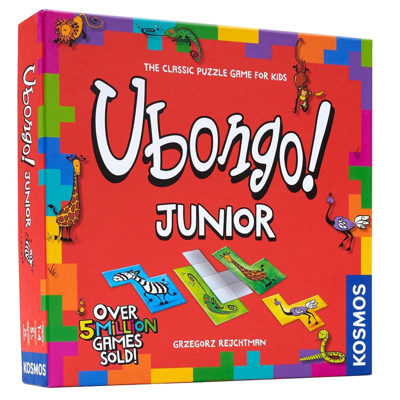Thames & Kosmos | Ubongo Junior - Sprint to Solve The Puzzle | Family Friendly Board Game, Great for Kids | Highly Re-Playable | Quality Components - Image 1