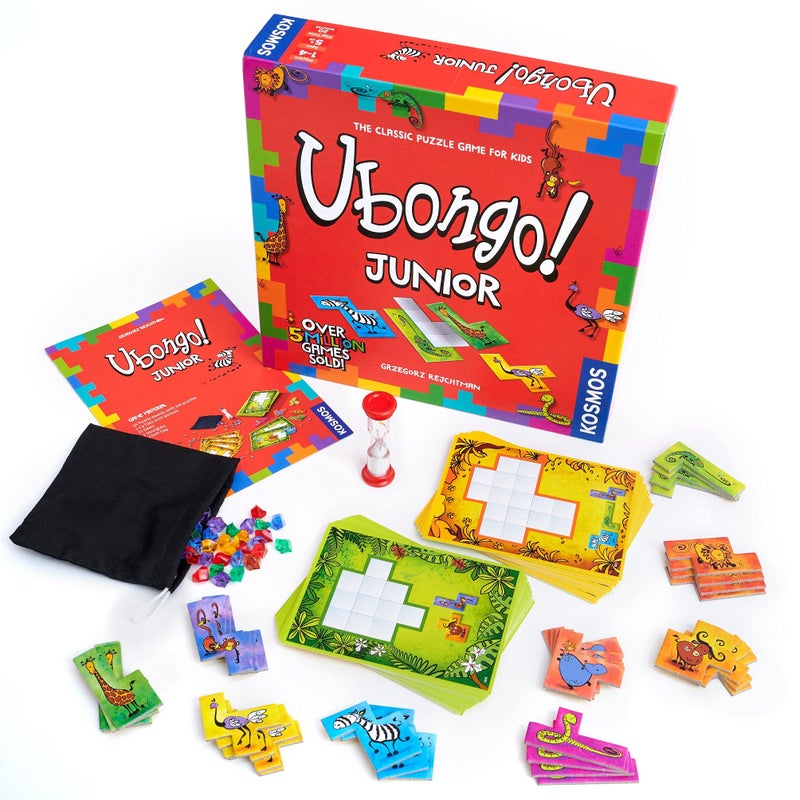Thames & Kosmos | Ubongo Junior - Sprint to Solve The Puzzle | Family Friendly Board Game, Great for Kids | Highly Re-Playable | Quality Components - Image 2