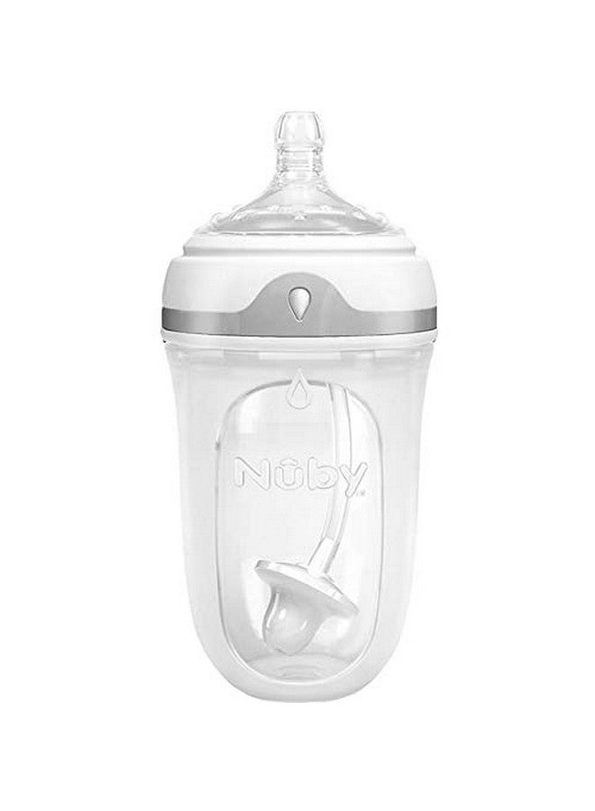 Nuby Comfort 360 Silicone Bottle, 8 Ounce - Image 1