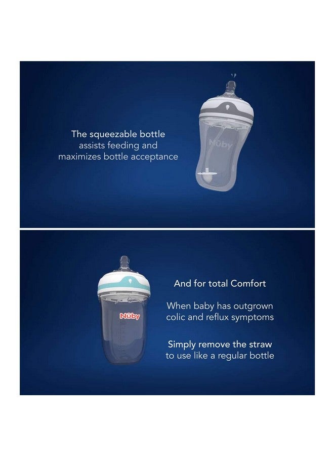 Nuby Comfort 360 Silicone Bottle, 8 Ounce - Image 4