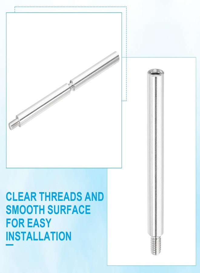 PATIKIL 2 Pcs M8x100+12mm Album Scrapbook Extension Posts Extension Screw, 2Pcs Stainless Steel Extension Post for Binding Extending Refillable Scrapbook Photo Album Craft DIY - Image 3