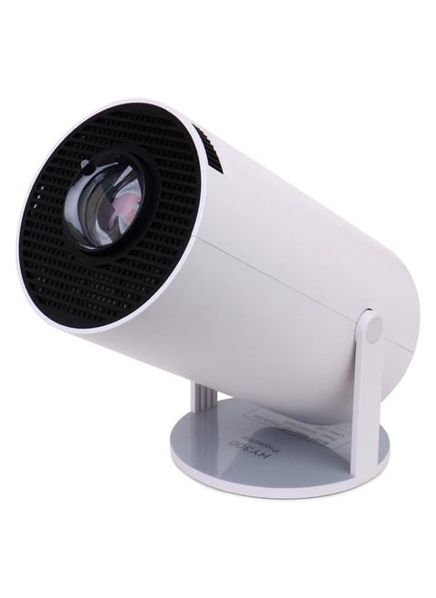 4K Ultra HD Smart Projector with Remote Control, User Manual, and Power Cord