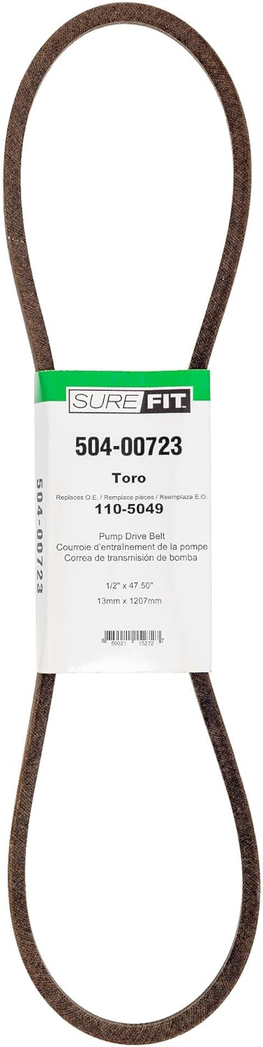 Surefit SureFit Pump Drive Belt Replacement for Toro 1105049 36 40 48 52 Decks Commercial WalkBehind Lawn Mowers  - Image 1