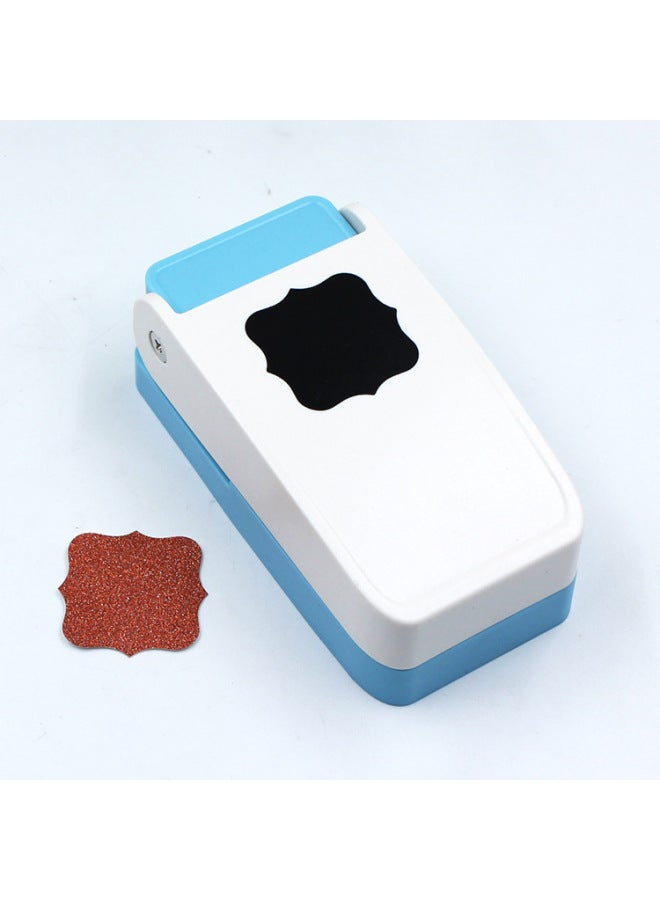 Plus Size Super Embossing Device Children's Educational Embossing Machine Flower Punching Device Manual Diy Embossing Device Pattern 1.5"-Color:05 Photo Frame  - Image 1