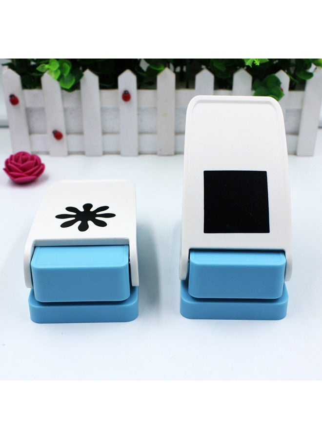 Plus Size Super Embossing Device Children's Educational Embossing Machine Flower Punching Device Manual Diy Embossing Device Pattern 1.5"-Color:05 Photo Frame  - Image 3