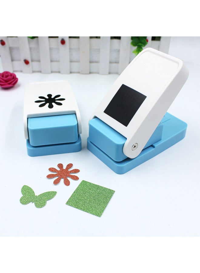 Plus Size Super Embossing Device Children's Educational Embossing Machine Flower Punching Device Manual Diy Embossing Device Pattern 1.5"-Color:05 Photo Frame  - Image 2