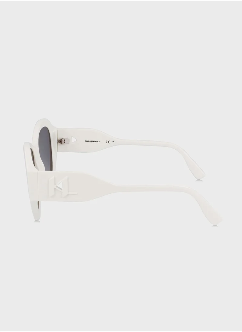 Karl Lagerfeld Modified Rectangle Sunglasses