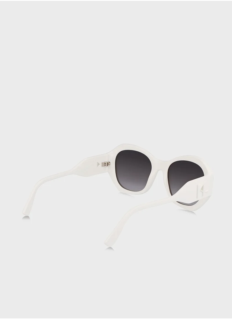 Karl Lagerfeld Modified Rectangle Sunglasses