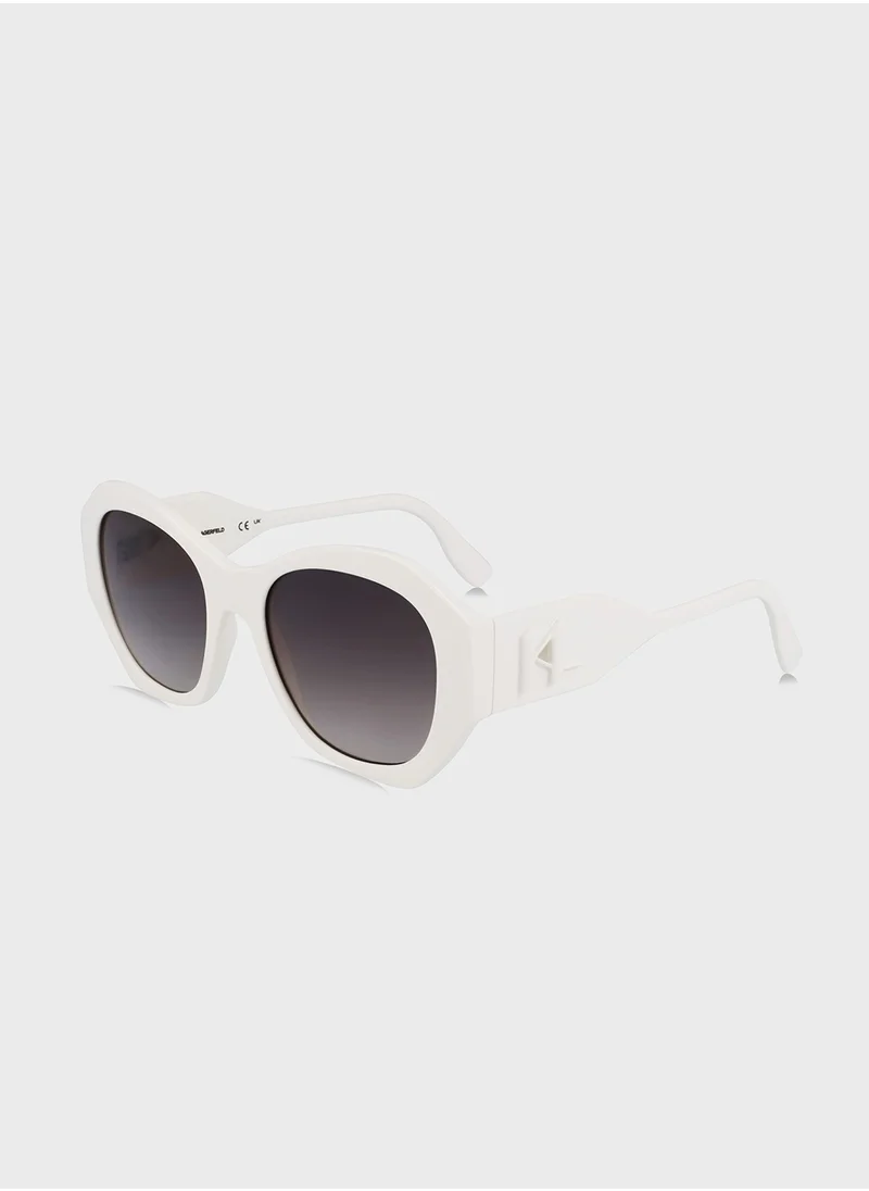 Karl Lagerfeld Modified Rectangle Sunglasses