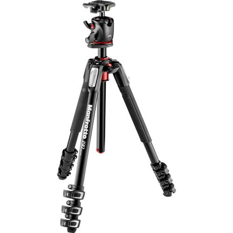 Manfrotto MK190XPRO4-BHQ2 Aluminum Tripod with XPRO Ball Head and 200PL QR Plate - Image 1