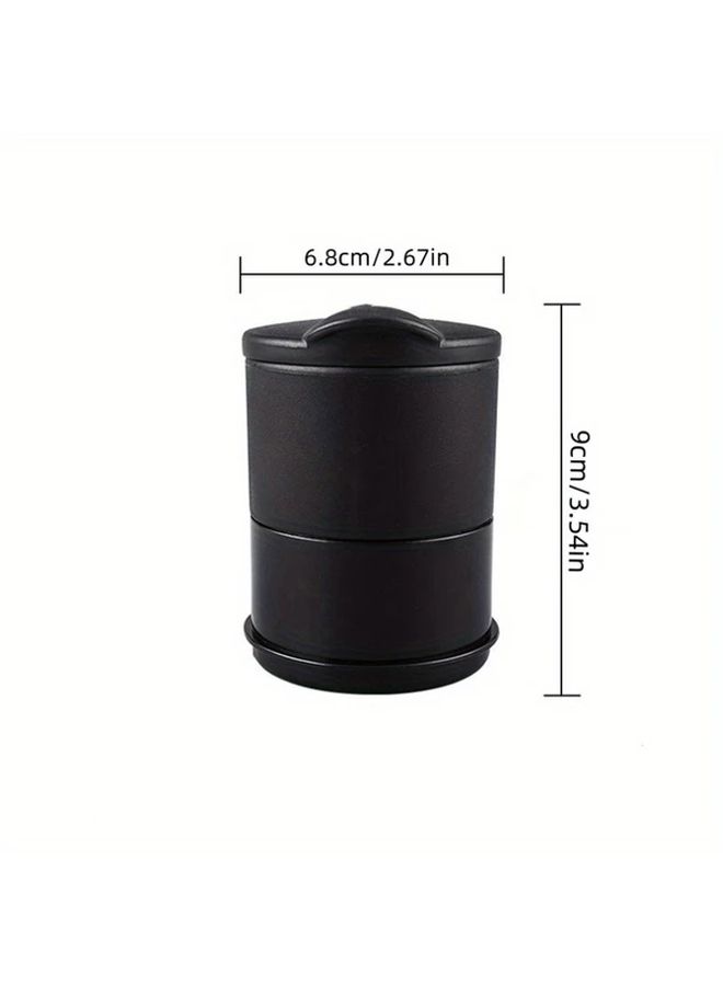 Portable Car Ashtray Lid Plastic Random Color Fit Cup Holder Easy Clean - Image 4
