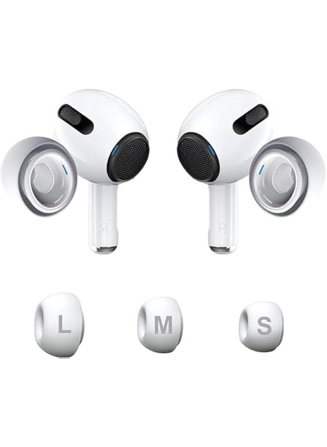Sonix Tech Replacement Silicone Ear Tips for AirPods Pro 8 Pieces, White