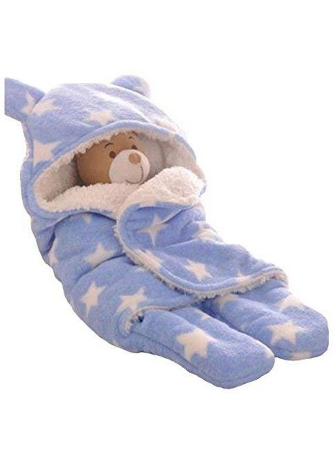 Brandonn Fleece Single Sleeping Bag Blue 1 Pc - Image 2