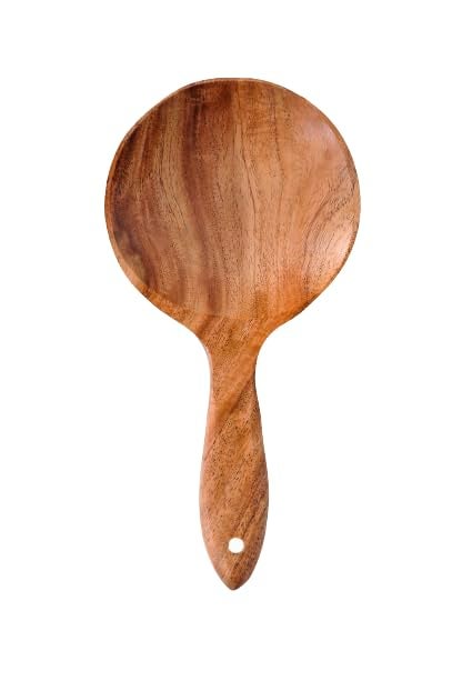 WOODKIT WOODKIT RAGI Ball Making S Wooden Spoon Ragi Mudde Maker  - Image 1